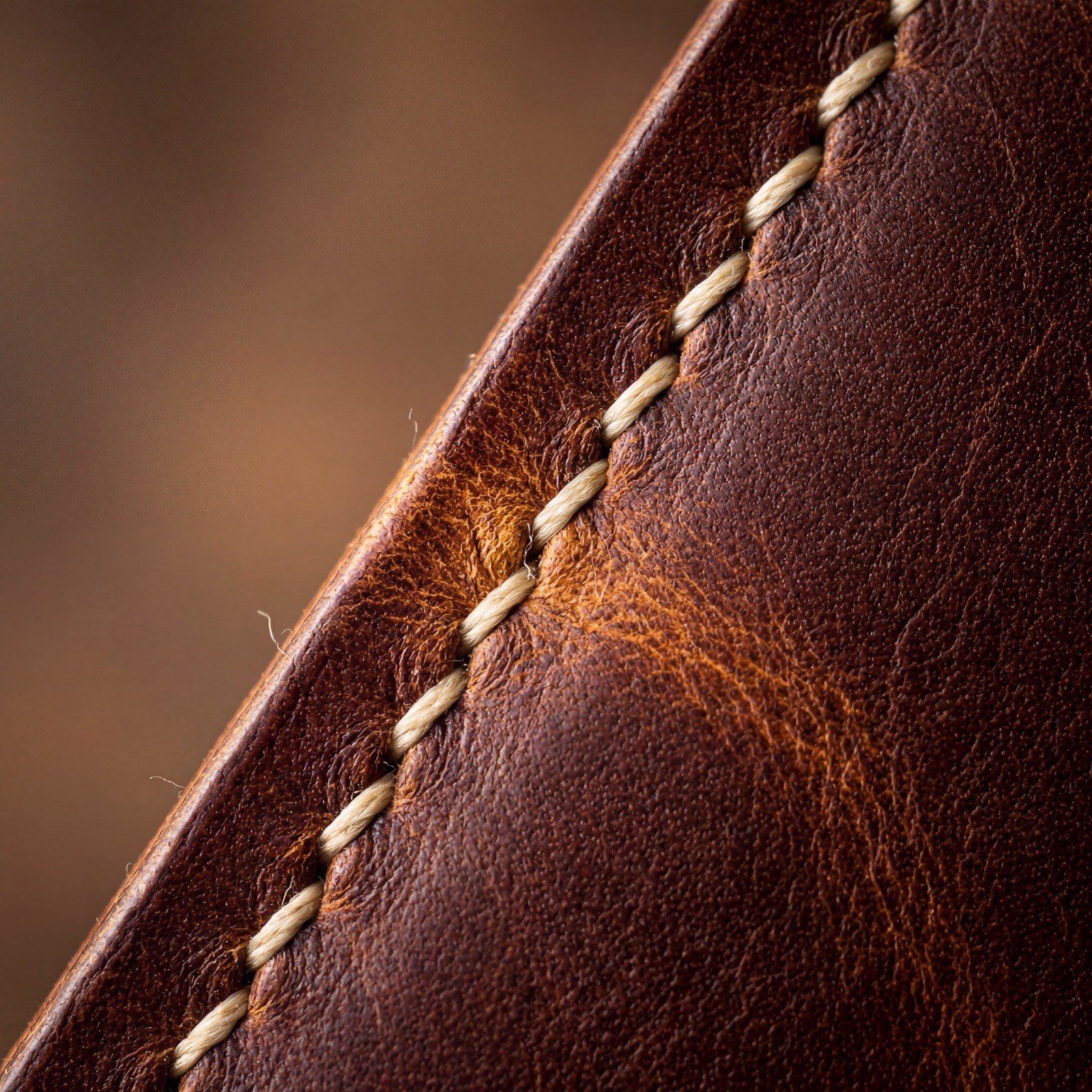 Italian leather grain detail